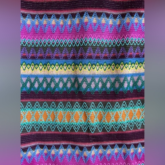 Fashion Vibrant Jewel Tone Embroidered Body Con Dress size small - Picture 3 of 9